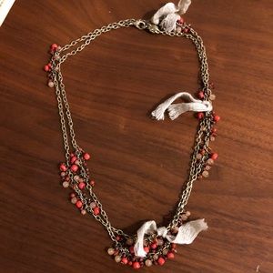 Delicate LOFT beaded layering necklace